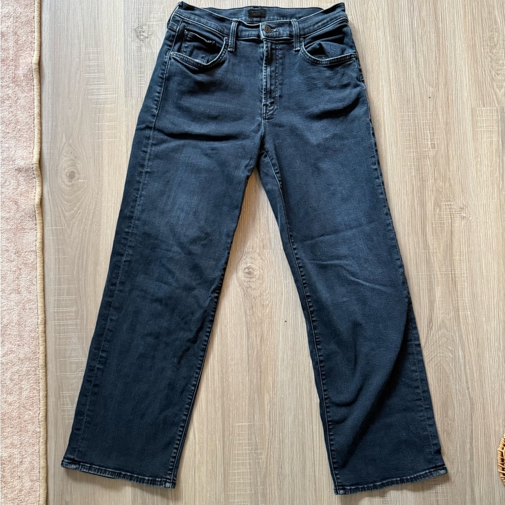 MOTHER Night in Venice The Mid Rise Rambler Zip Ankle Jeans - Picture 3 of 8